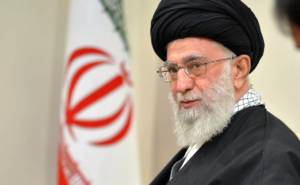 Supreme Leader of Iran Ali Khamenei ahead of a summit in 2015.