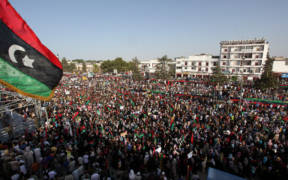 Demonstration in Bayda Libya 2011 07 22
