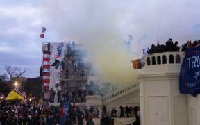 Tear Gas outside United States Capitol 20210106