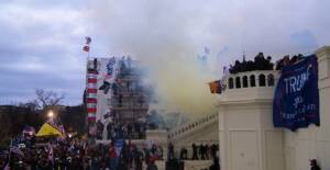 Tear Gas outside United States Capitol 20210106