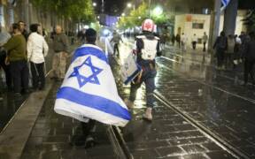 Far right Jewish demonstrators on Jaffa Street in Jerusalem 1170x780 1