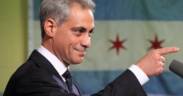 Rahm Emanuel Pointing With Chicago Flag in Background cropped e1620337153428
