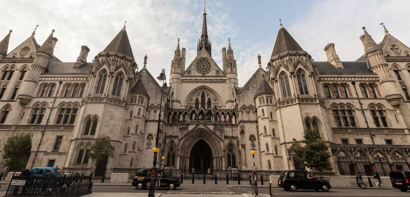 Royal Courts of Justice Wide Angle Front